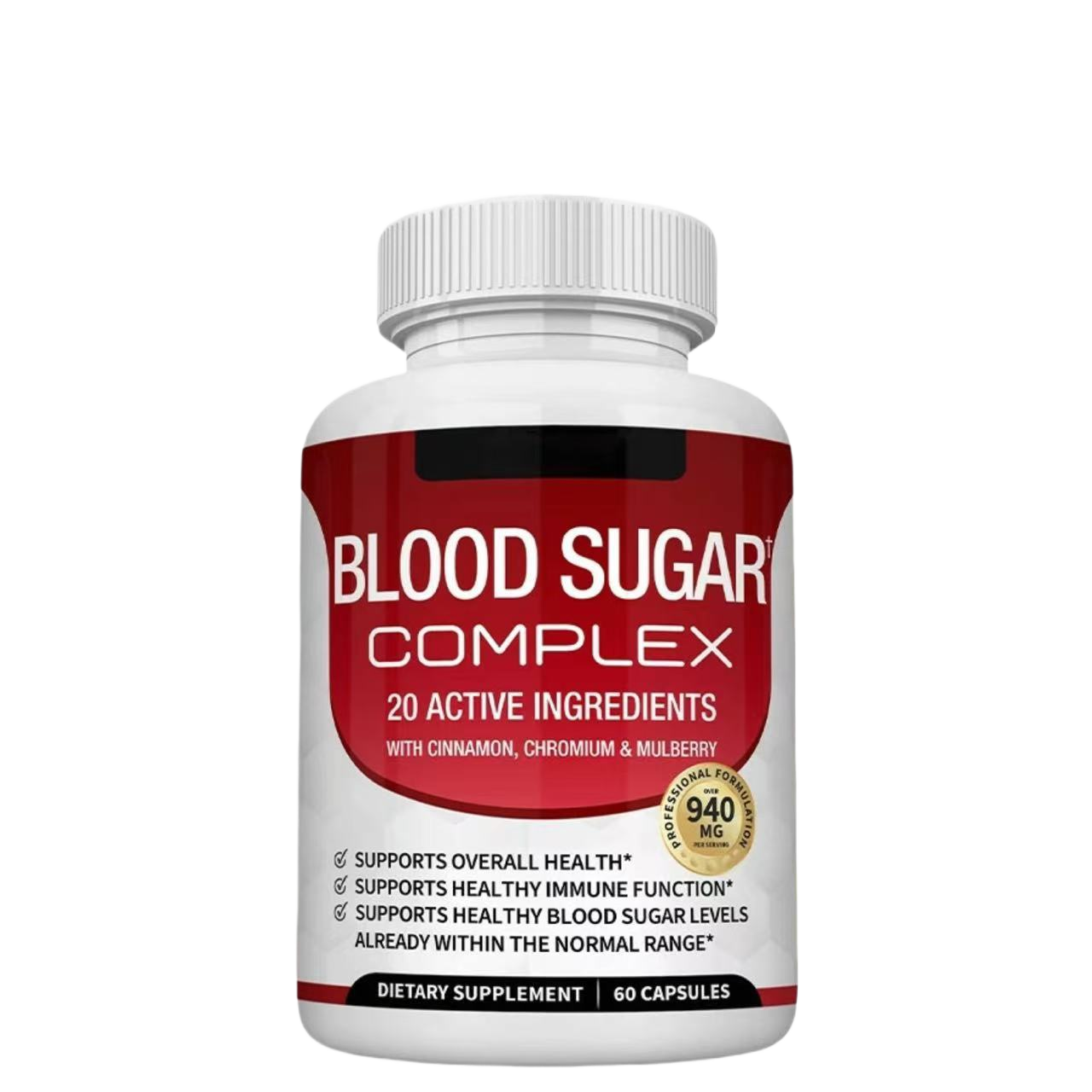 Blood Sugar Complex Supplement- Supports Healthy Blood Sugar Levels