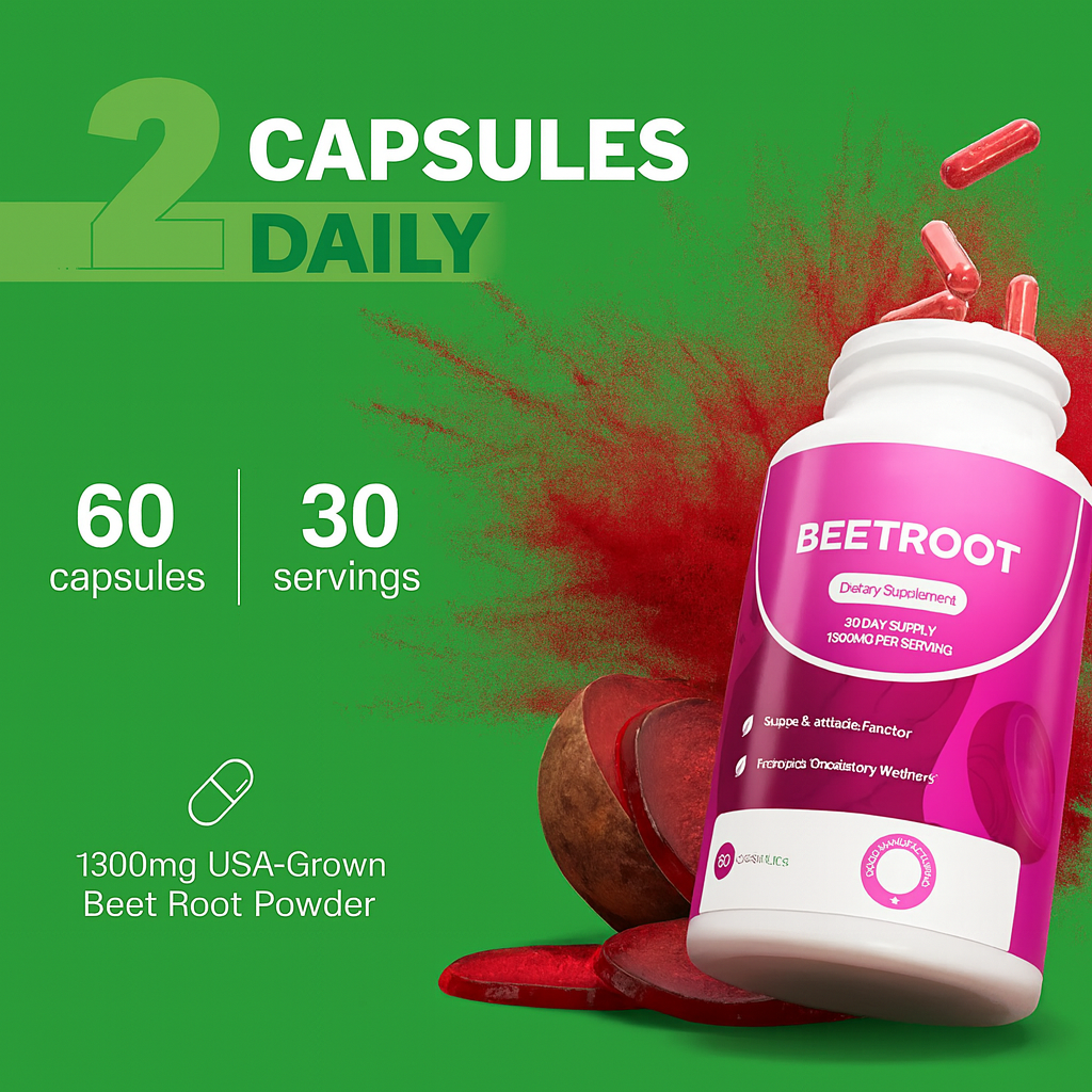 Organic Beet Root Capsules