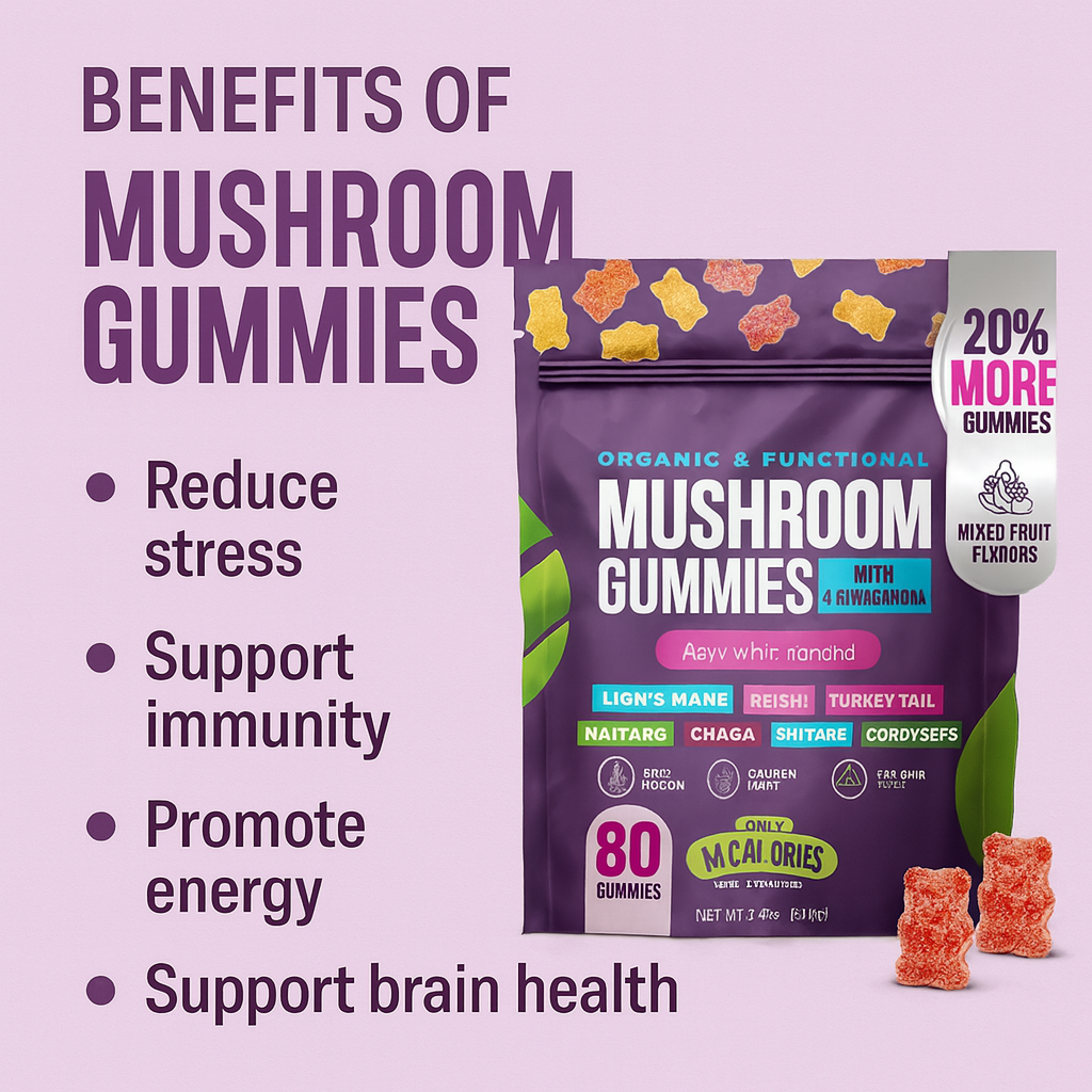 Mushroom Gummy mushroom gummies