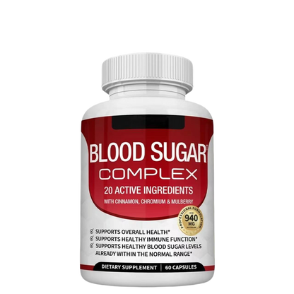Blood Sugar Complex Supplement- Supports Healthy Blood Sugar Levels