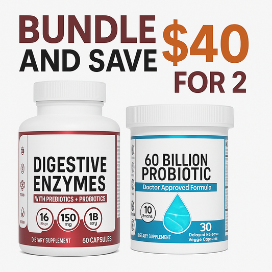 Probiotic Capsules, Digestive Enzyme Capsules