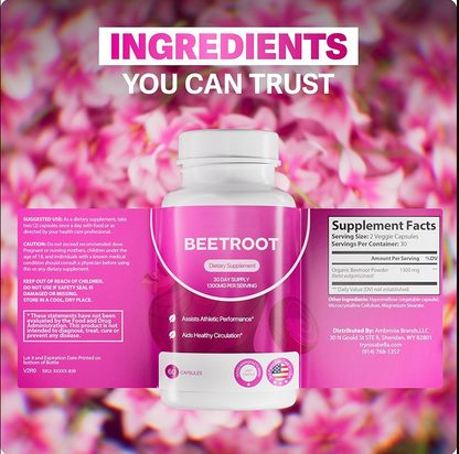 Organic Beet Root Capsules
